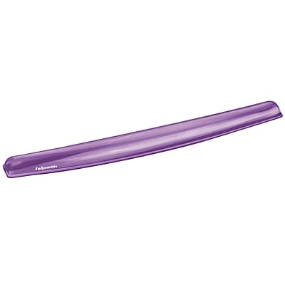 Fellowes - Crystals Gel Wrist Rest, Non-Skid Base - Purple
