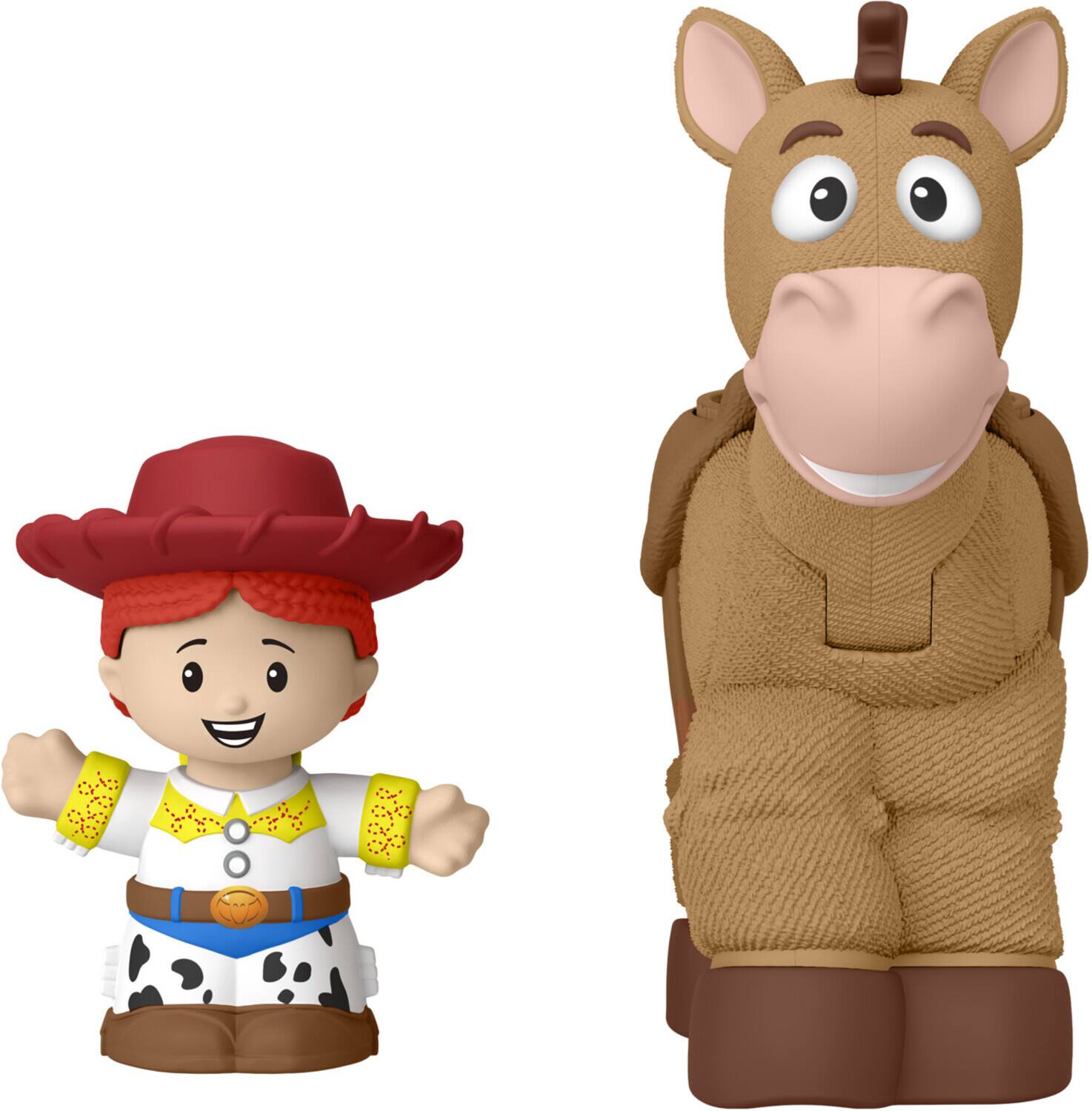 Alt View 4. Fisher Price - Fisher Price - Little People Toy Story Bobbin’ Bullseye & Jessie (Disney/PIXAR)   - COLLECTIBLES - Multicolor.