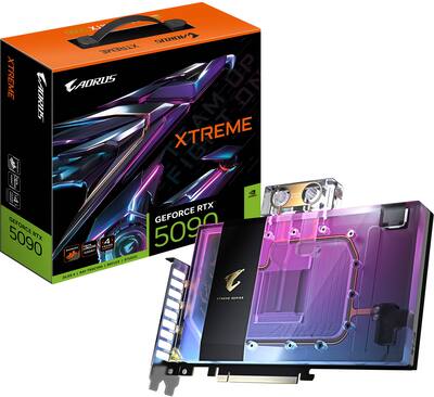 GIGABYTE NVIDIA AORUS GeForce RTX 5090 XTREME WATERFORCE WB