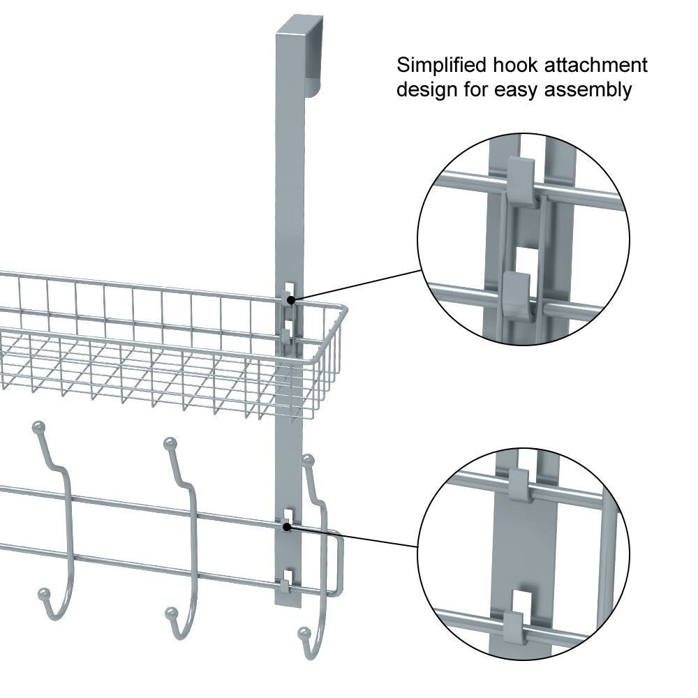 Simplified hook attachment design for easy assembly