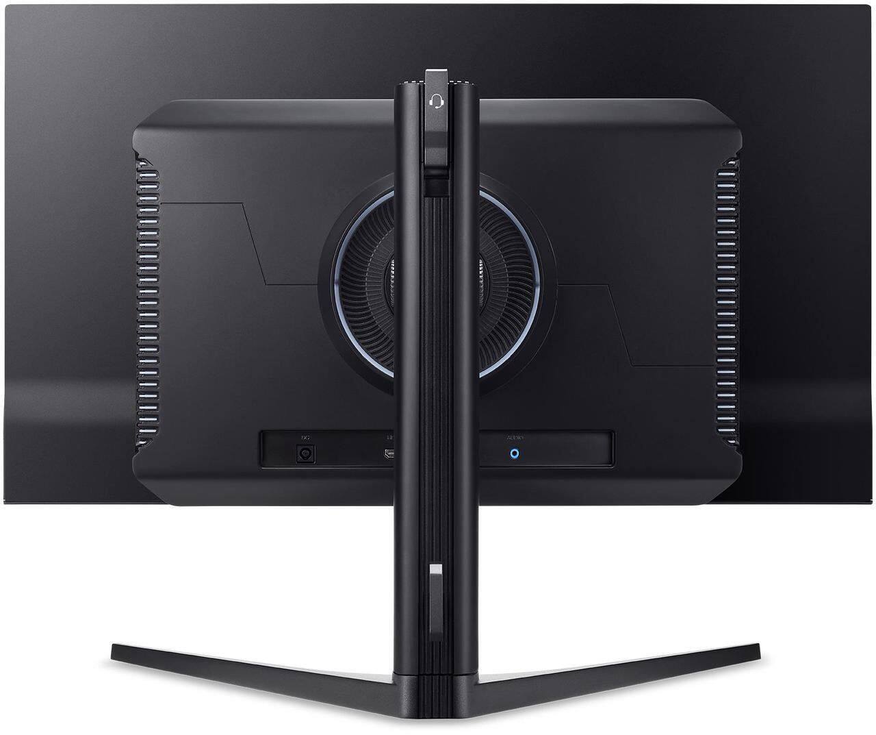 Back. Acer - Predator X27U 27" WQHD OLED 2560 x 1440 240Hz Gaming Monitor - Black.