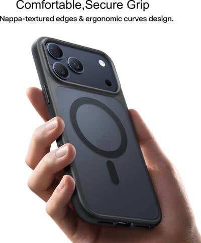 Torras Guardian Magnetic Military-Grade Protective Case, iPhone 17 Pro Max, Black Torras Guardian Magnetic Military-Grade Protective Case, iPhone 17 Pro Max, Black