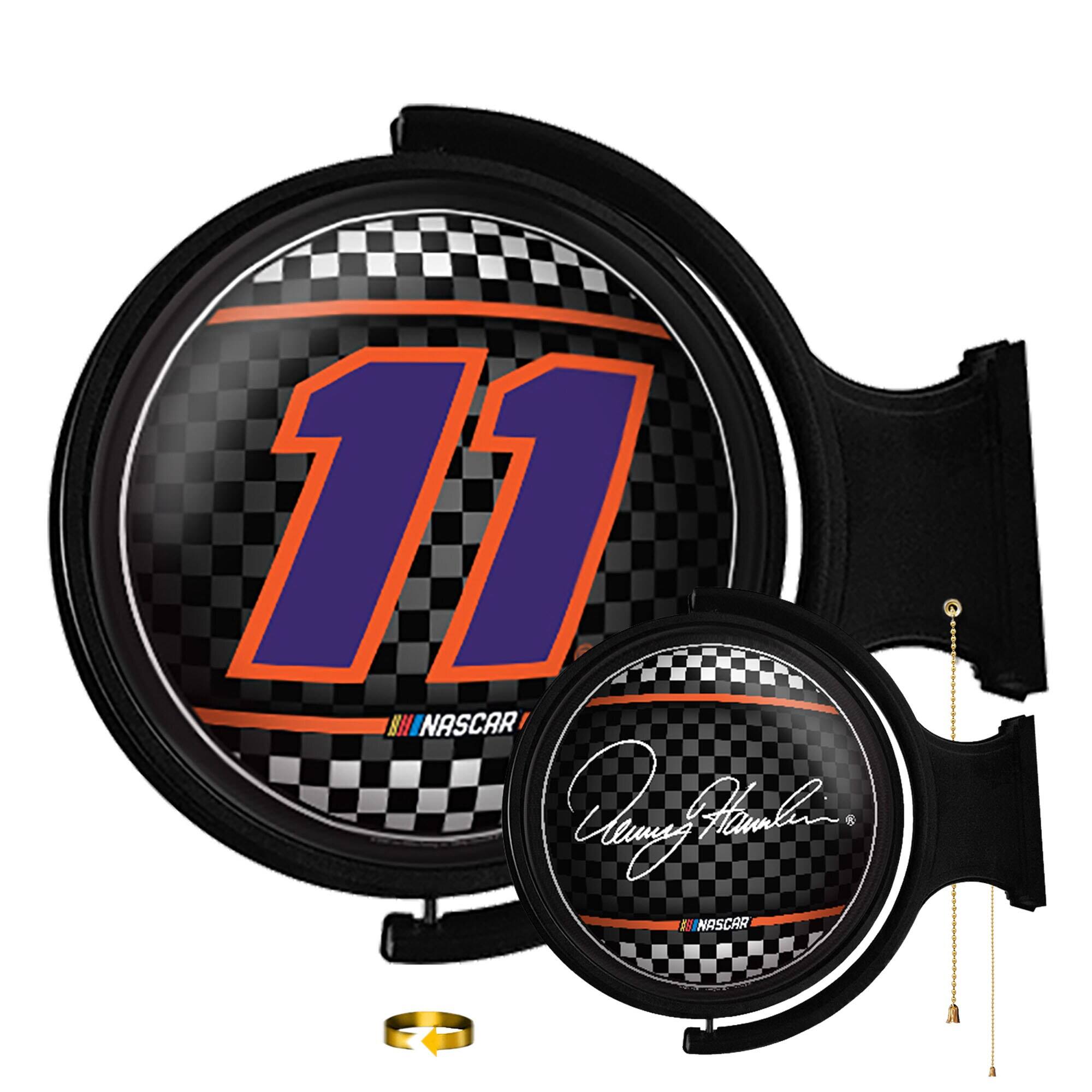 Denny Hamlin 21'' x 23'' Rotating Lighted Wall Sign