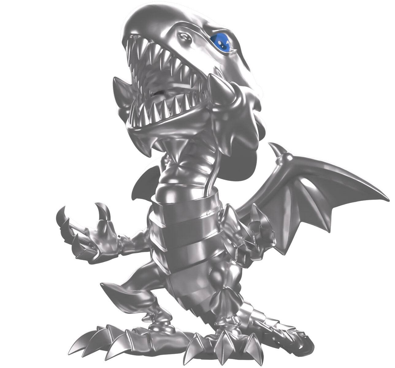 Alt View 6. Youtooz - Yu-Gi-Oh! Chrome Blue-Eyes White Dragon Vinyl Figure #5 Shopverse Exclusive.