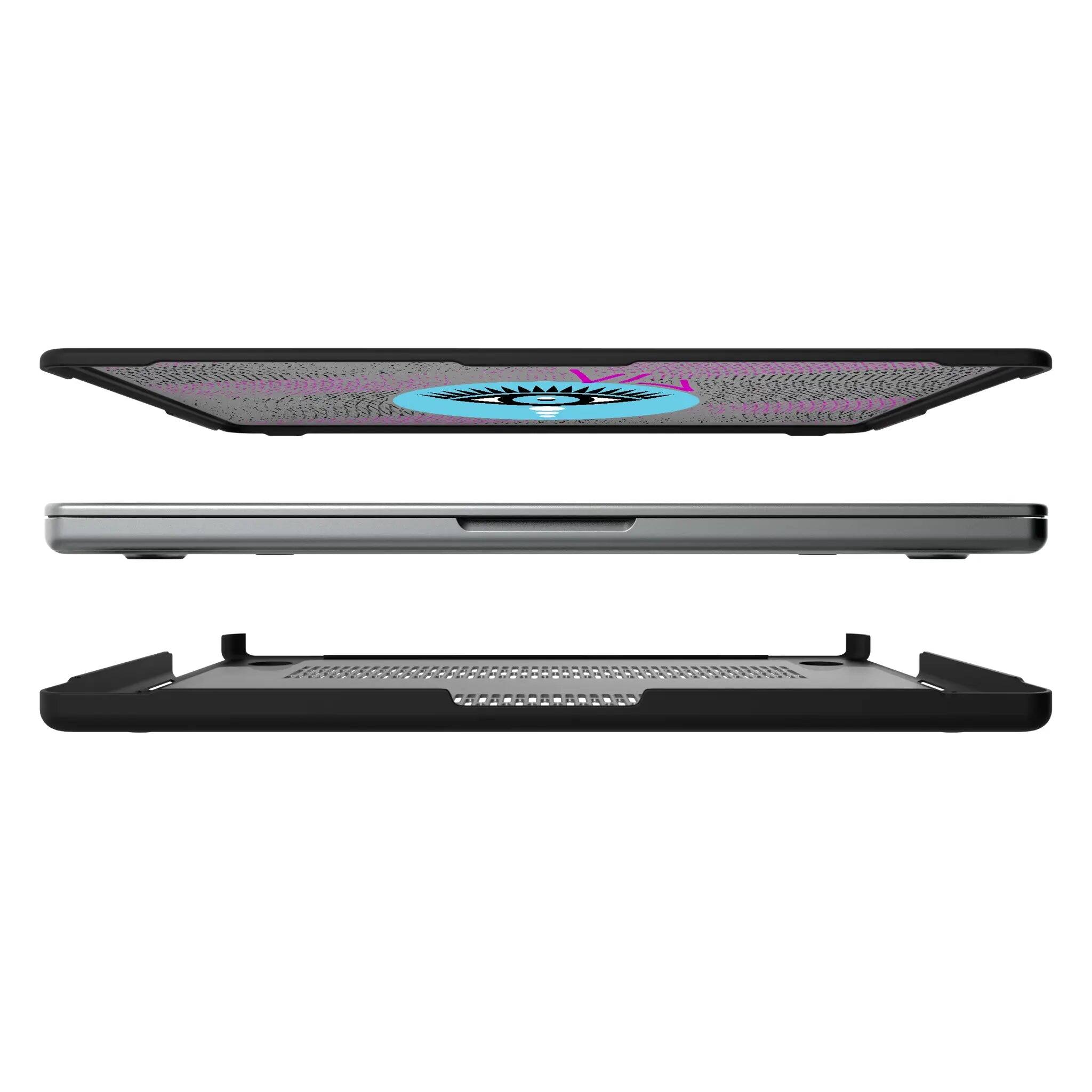 Alt View 1. Keyscaper - WWE Steel Laptop Case - Apple MacBook Pro 14-inch (2021)/(2023) - Liv Morgan.