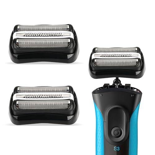 Front. DORLUKFU - Series 3 32B Replacement Head, Series 3 Electric Shaver Replacement Head for Braun S3 Foil & Cutter Razor Heads,.
