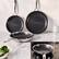 Alt View 4. ZWILLING - ZWILLING Peak 2-pc Stainless Steel Ceramic Nonstick Dual Performance Fry Pan Set - Stainless Steel.