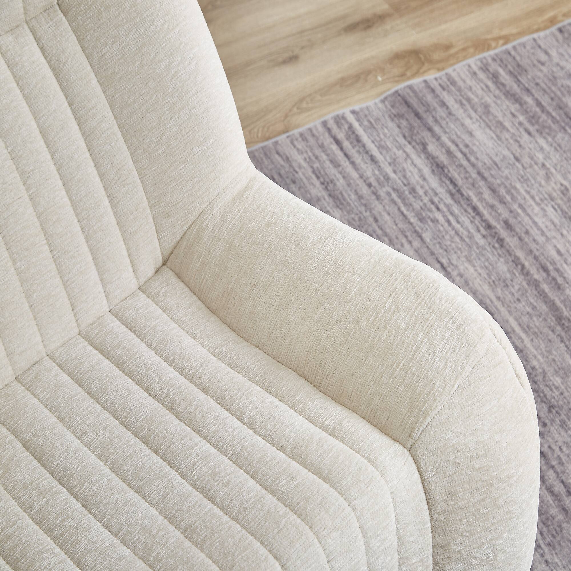 Alt View 8. GOODSILO - Oversized Bean Bag Chair with Armrests - Comfy Lounge Lazy Floor Sofa Accent Chair for Living Room, Bedroom - White.