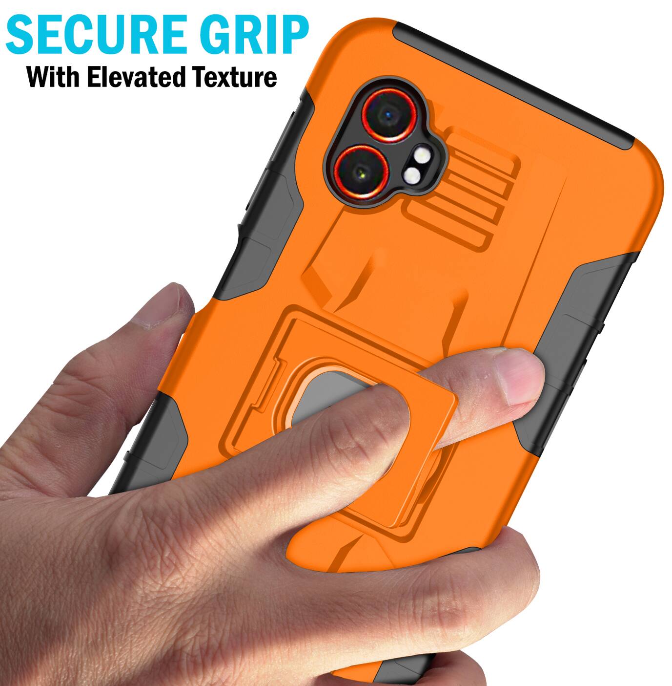 SECURE GRIP  
With Elevated Texture