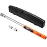 VEVOR - Digital Torque Wrench, 1/2" Drive Electronic Torque,Torque Wrench Kit 25-250ft.lb/34-340n.m Torque Range Accurate to ±2% - Orange
