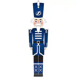 Fan Creations - Tampa Bay Lightning 46" Nutcracker Leaner - Multicolor
