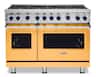 Viking - 48 in. Wide 8 Burner VGR Freestanding 7 Series Gas Range - Daffodil