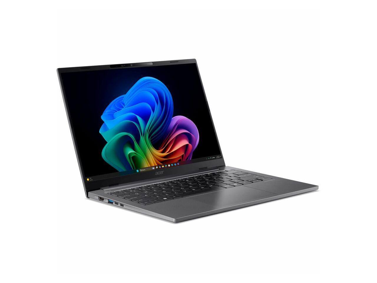Alt View 6. Acer - Acer TravelMate X4 14" AI Copilot+ PC - Intel Core Ultra 7 - 32GB - 1TB SSD - Windows 11 Pro - Intel ARC GPU - Wi-Fi 7 - Iron.