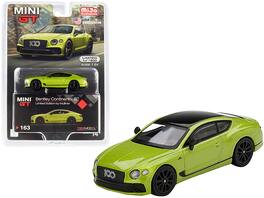 Mini GT - Bentley Continental GT Mulliner Top Limited Edition to 1800 pieces Worldwide 1/64 - Green Metallic With Black