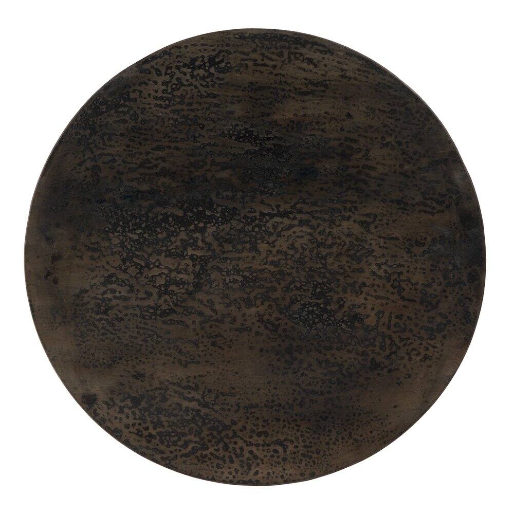 Front. Butler Specialty - Hattie 23.5 in. W Round Drum Coffee Table - Brown.
