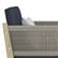 Alt View 15. Simpli Home - Cayman Outdoor Conversation Chair - Slate Grey.