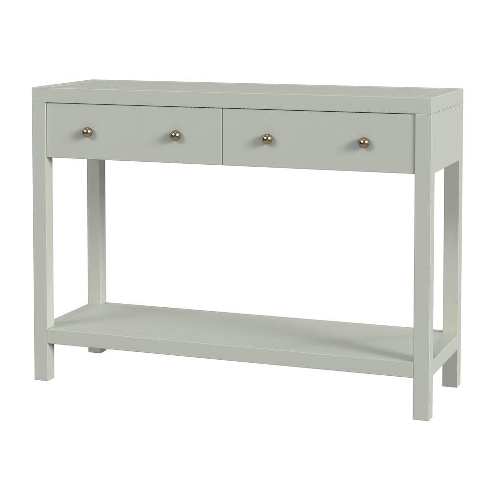 Alt View 1. Butler Specialty - Nora 2 Drawer Console Table - Green.