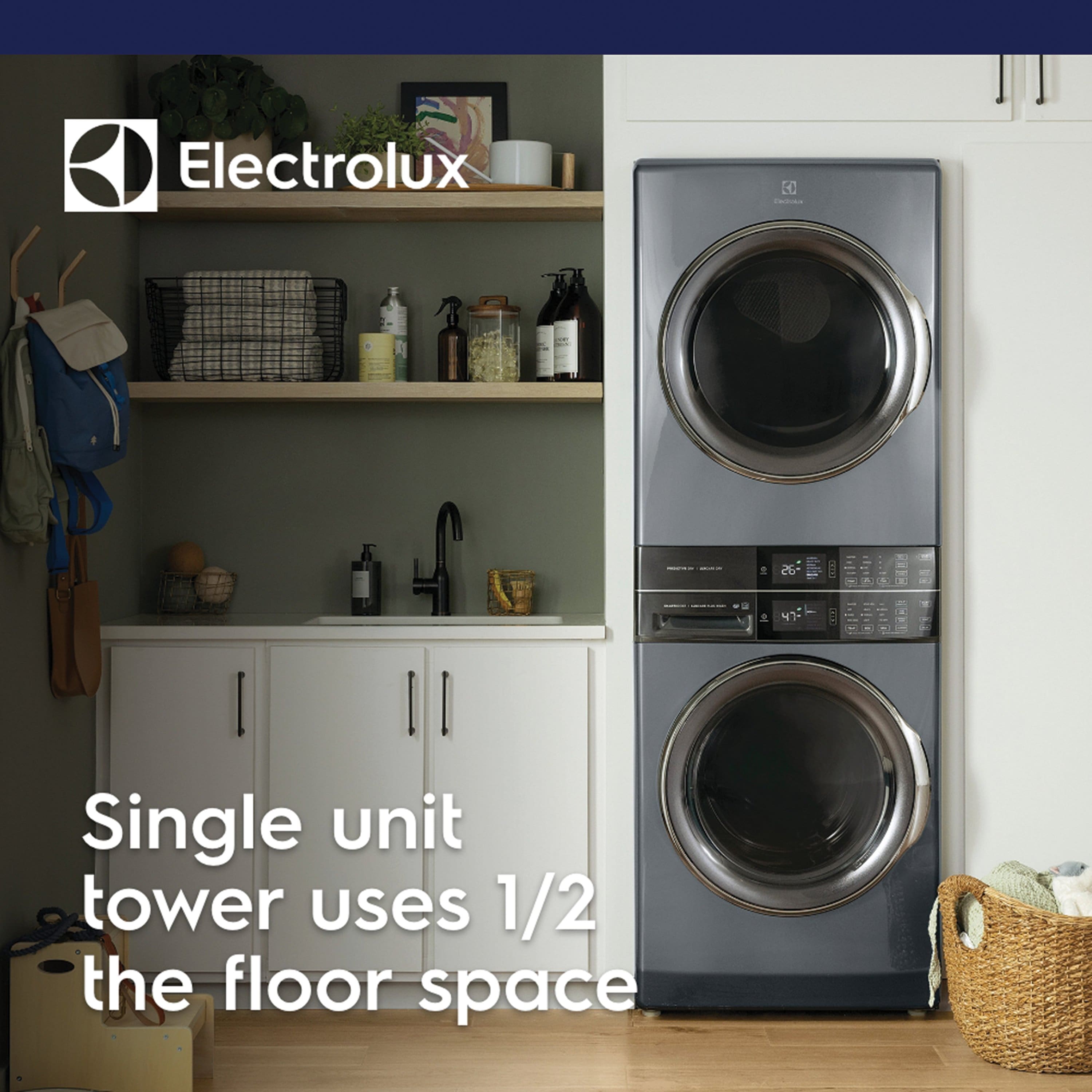 Electrolux C26 . 47 Single unit tower uses 1/2 the floor space.