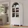 Kit Counter Clutter RYHNUYNE Freestanding 71 Inch Arched Kitchen Pantry Cabinet with 2 ...