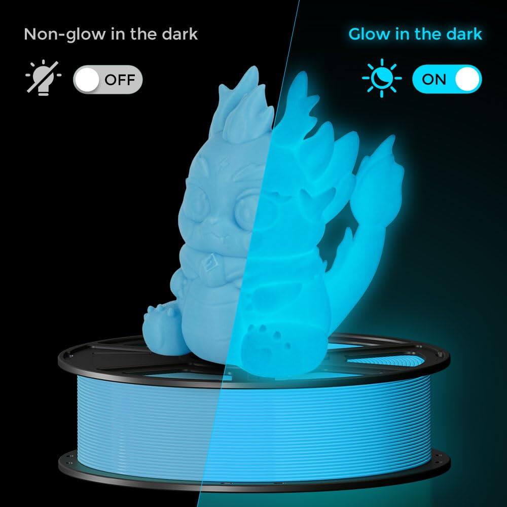 Non-glow in the dark  
OFF  

Glow in the dark  
ON
