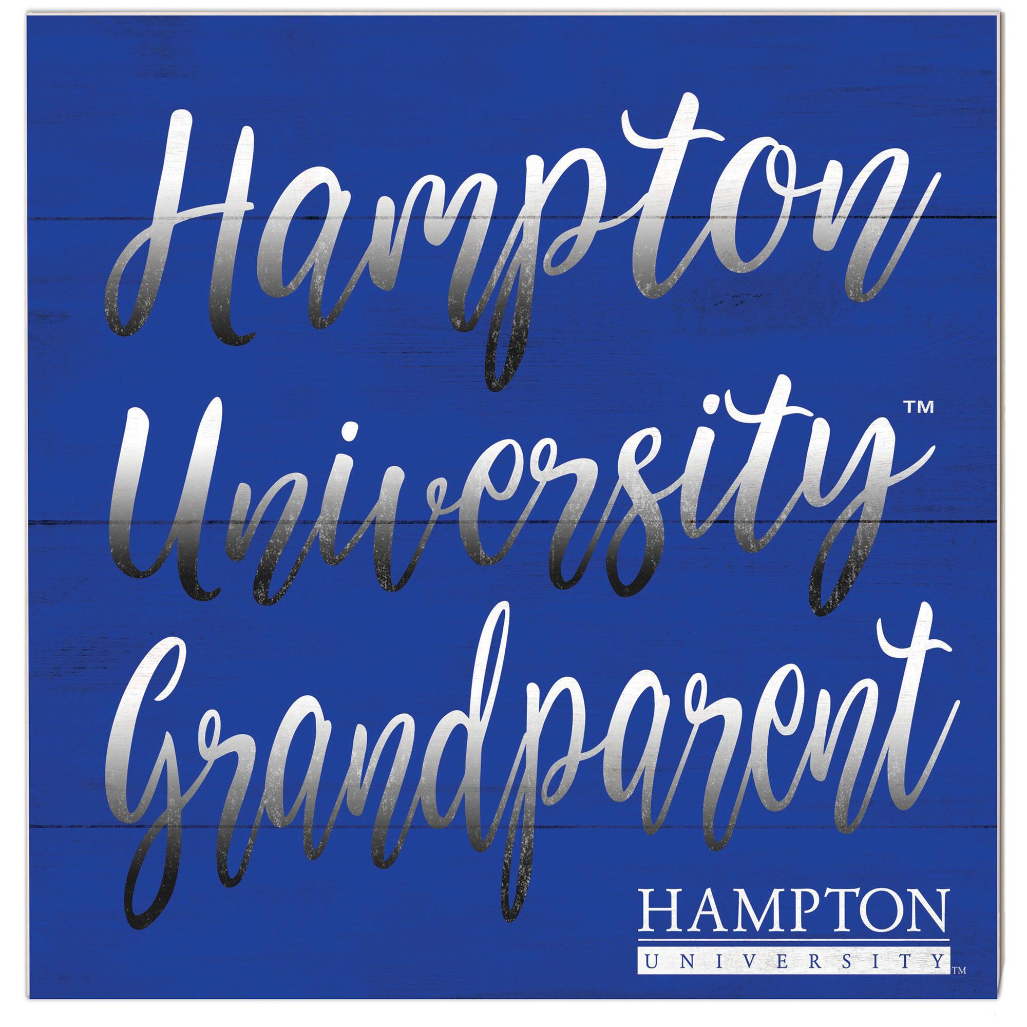 Hampton Pirates 10'' x 10'' Grandparent Plaque