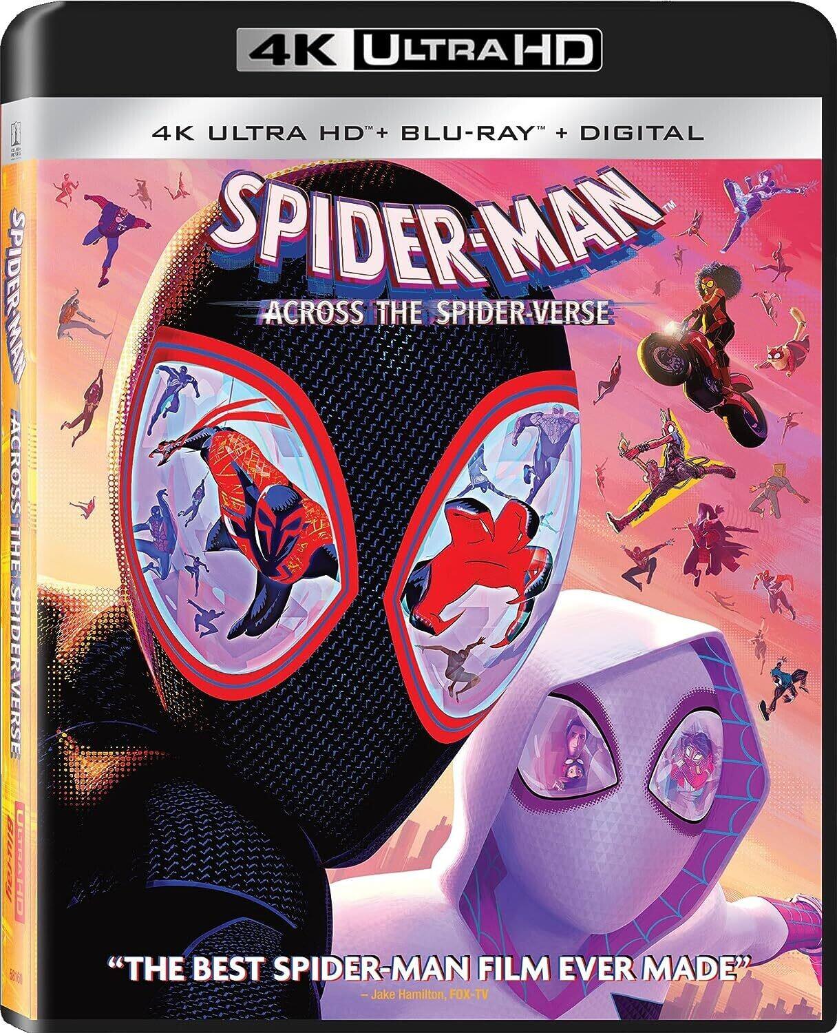 Front. Spider-Man: Across the Spider-Verse - 4K Blu-Ray.