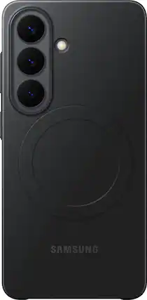 Front. Samsung - Galaxy S26 Slim Magnet Case - Black.