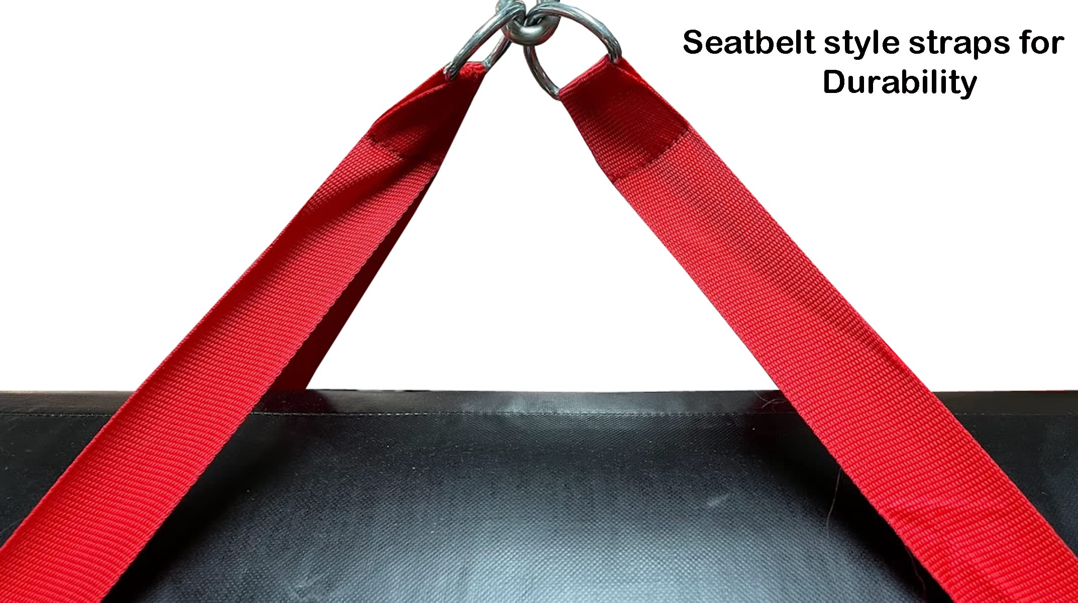 Seatbelt style straps for Durability
