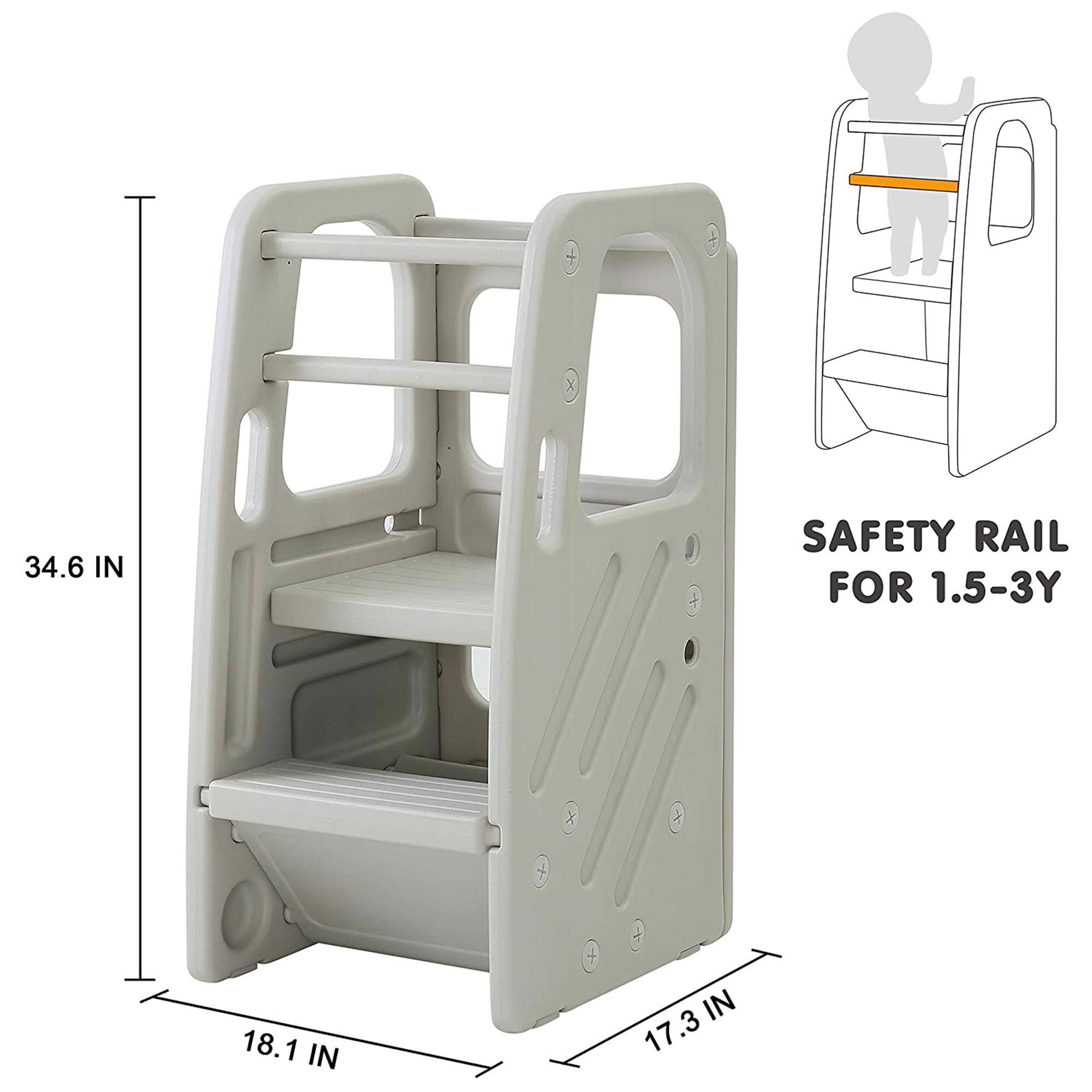 34.6 IN  
SAFETY RAIL FOR 1.5-3Y  
18.1 IN  
17.3 IN
