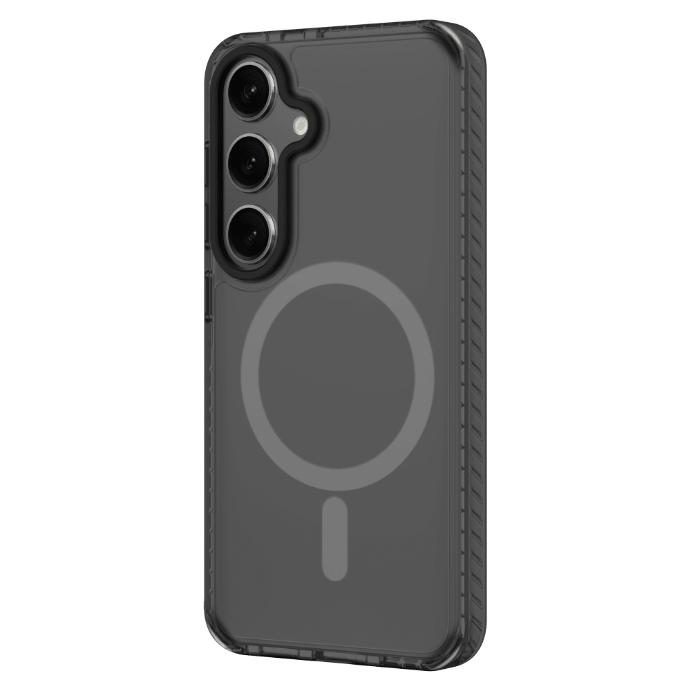 Alt View 4. Nimbus9 - Nimbus9 Phantom 3 Series MagSafe Case for Samsung Galaxy S25 - Smoke (Black) - Black.