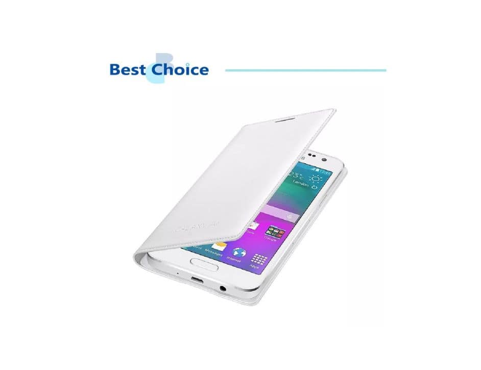 Samsung - Galaxy A3 Flip Cover I Color: - White
