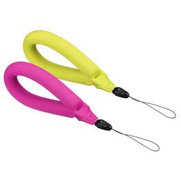 Unique Bargains - Floating Wrist Strap, 2pcs Neoprene Waterproof Lightweight 250g Buoyancy Wristband for Underwater Camera Swimming - Pink, Fluorescent Green