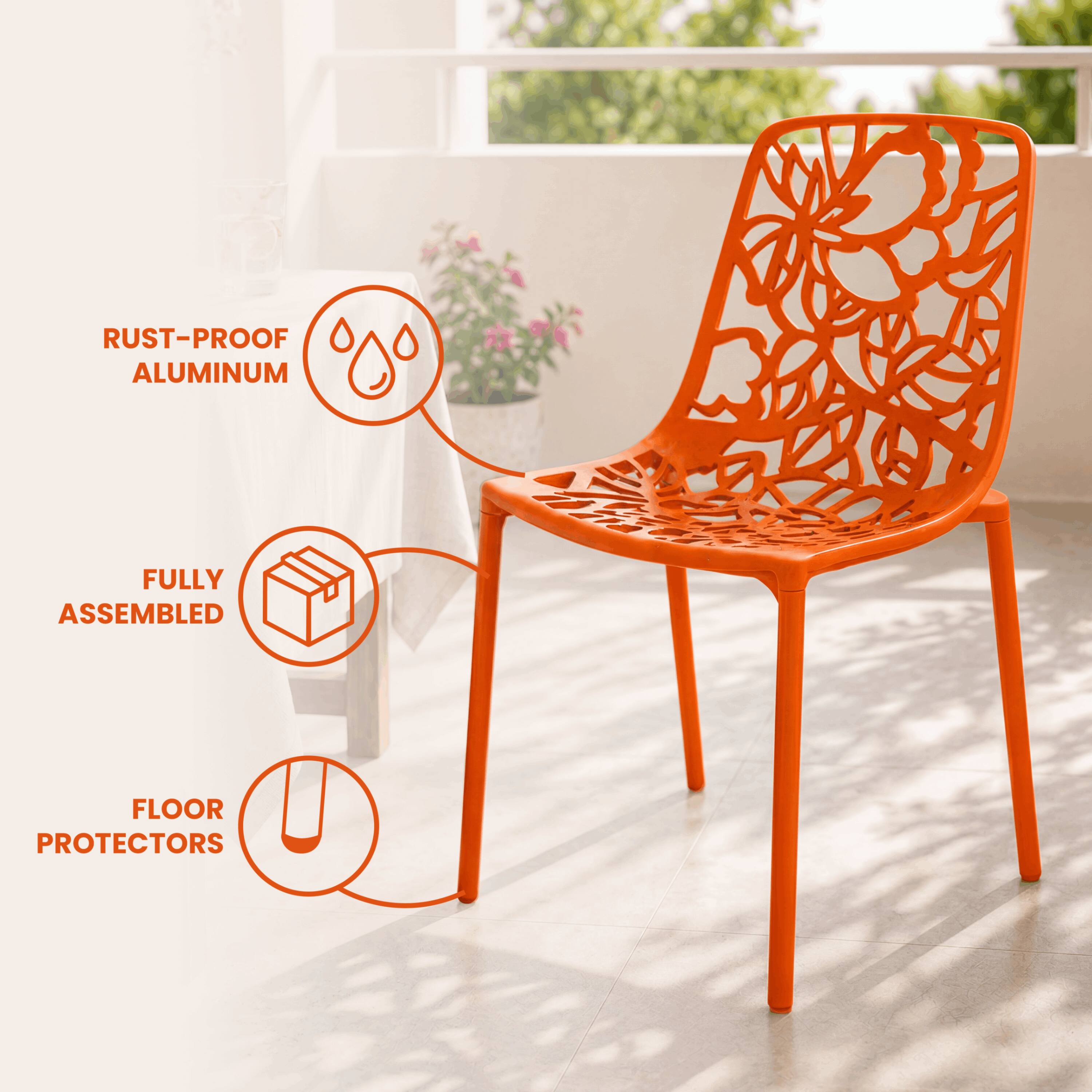 RUST-PROOF ALUMINUM FULLY ASSEMBLED FLOOR PROTECTORS