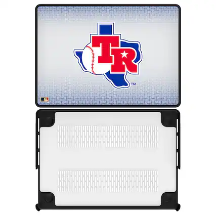 Front. Keyscaper - Texas Rangers Linen MacBook Case - Air 13 in - Multicolor.