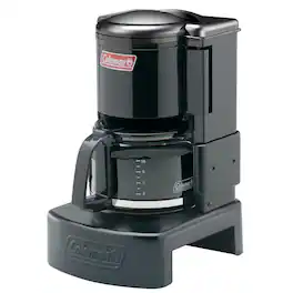 Coleman - 10 Cup Camping Coffee Maker - Black