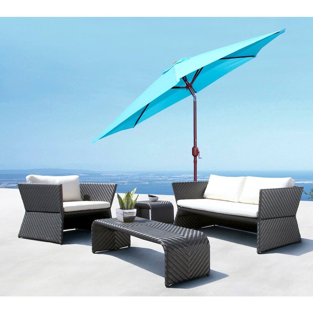 Alt View 1. Panama Jack Outdoor - Panama Jack Teal 9 Ft Alum Patio Umbrella W/Crank - Teal.