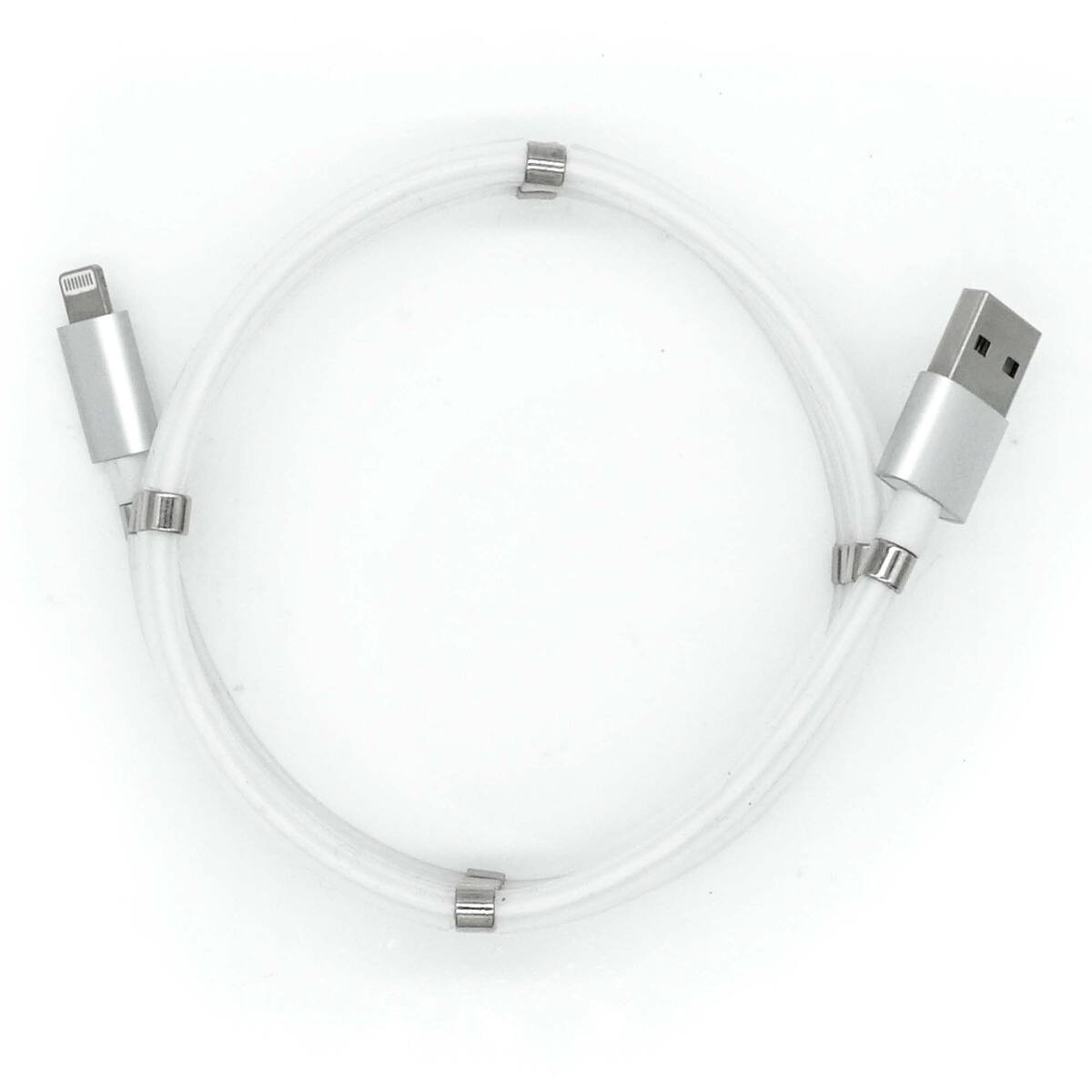 Front. RadioShack - USB 2.0 to Lightning Cable – 3 ft - Black.