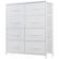 Front. Bestier - 8 Drawer 31.4 in.W Fabric Storage Tower Dresser Wooden Top for Kid Room, Closet, Entryway, Nursery - White.