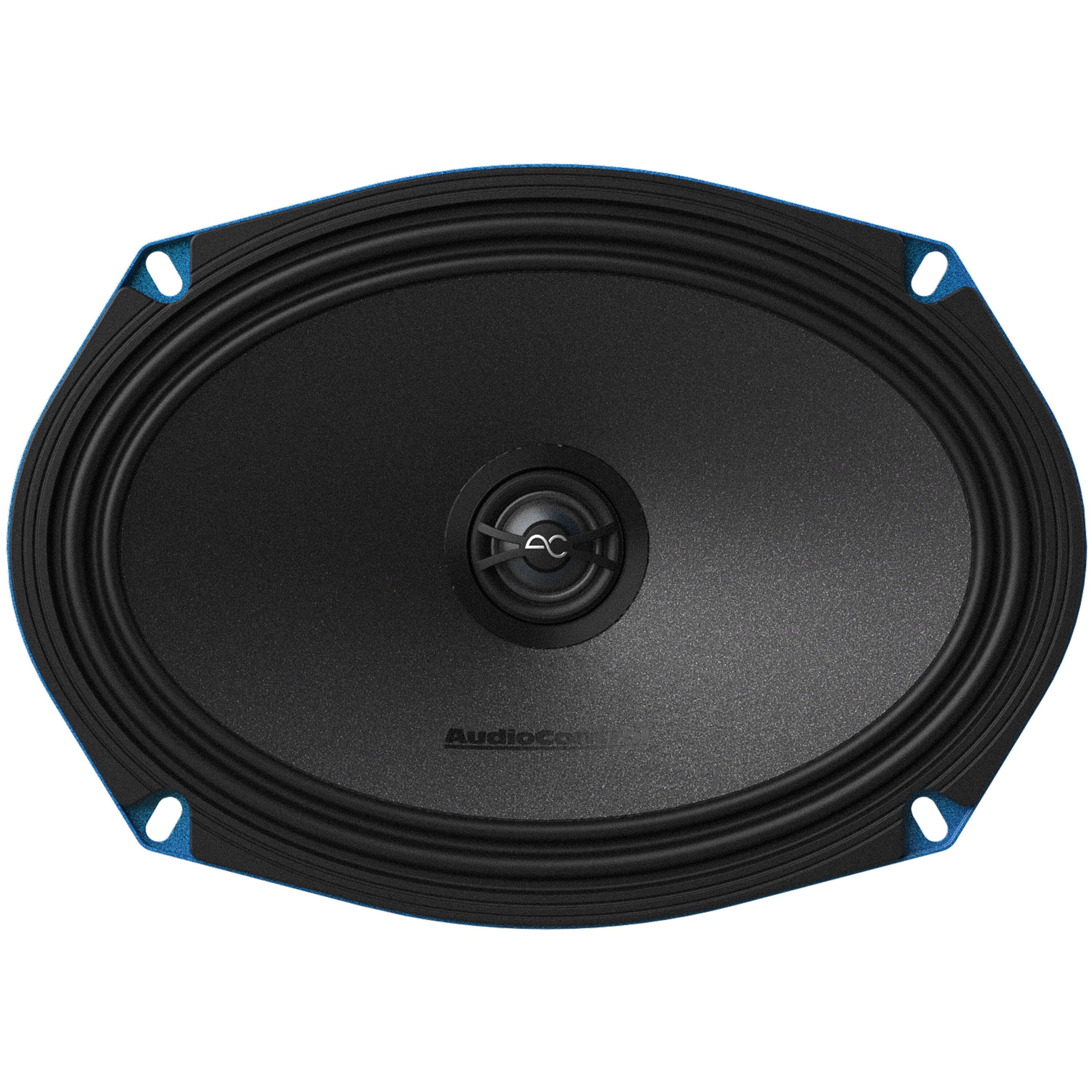 Alt View 11. AudioControl - PNW Series 6" x 9” High-Fidelity Coaxial Speakers (Pair) - Black/Blue.