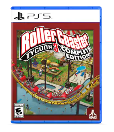 PS5 - Roller Coaster Tycoon 3 Complete Edition. Everyone 10+ ESRB. Atari. - E10+ (Everyone 10+)