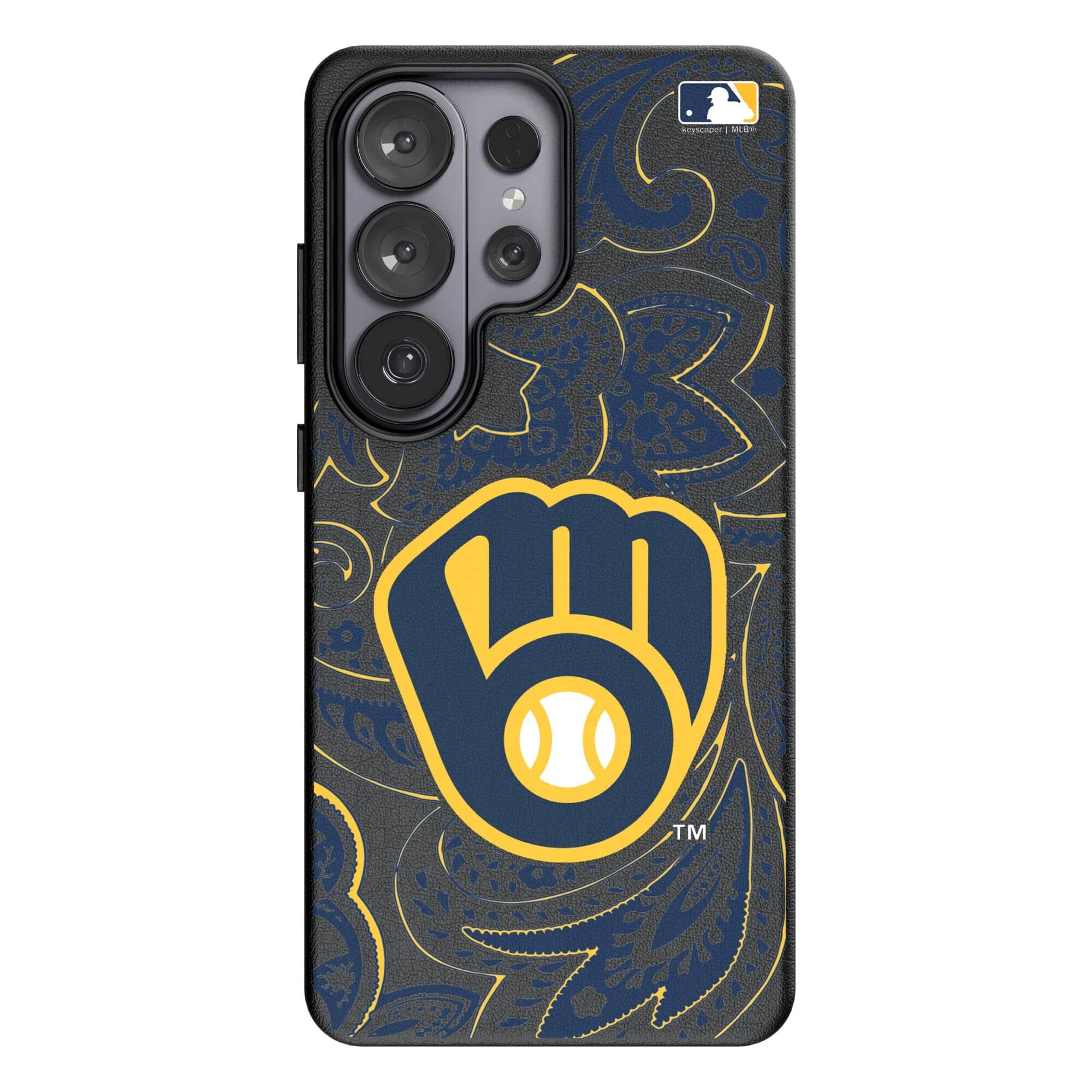 Keyscaper - MLB - Milwaukee Brewers - Paisley Galaxy Magnetic Bump Case - S24 Plus - Black price history on PriceWatchPro