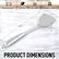 - FOOD GRADE QUALITY
- BPA FREE
- RUST-PROOF
- DURABLE & STURDY
PRODUCT DIMENSIONS
- 14.8 in
- 4 in
- 0.12 in Head Thickness