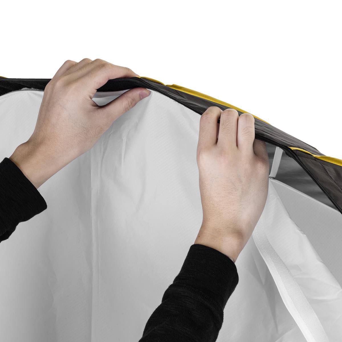 Alt View 3. Glow - Glow Inner and Outer Diffusion Fabrics for EZ Lock 28.0" Deep Parabolic Quick Softbox.