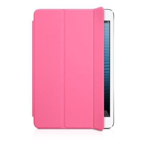 Front. Apple - Apple iPad mini Smart Cover - Pink - Polyurethane - MD968LL/A - Pink.