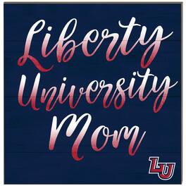 Jardine - Liberty Flames 10'' x 10'' Mom Plaque - Navy