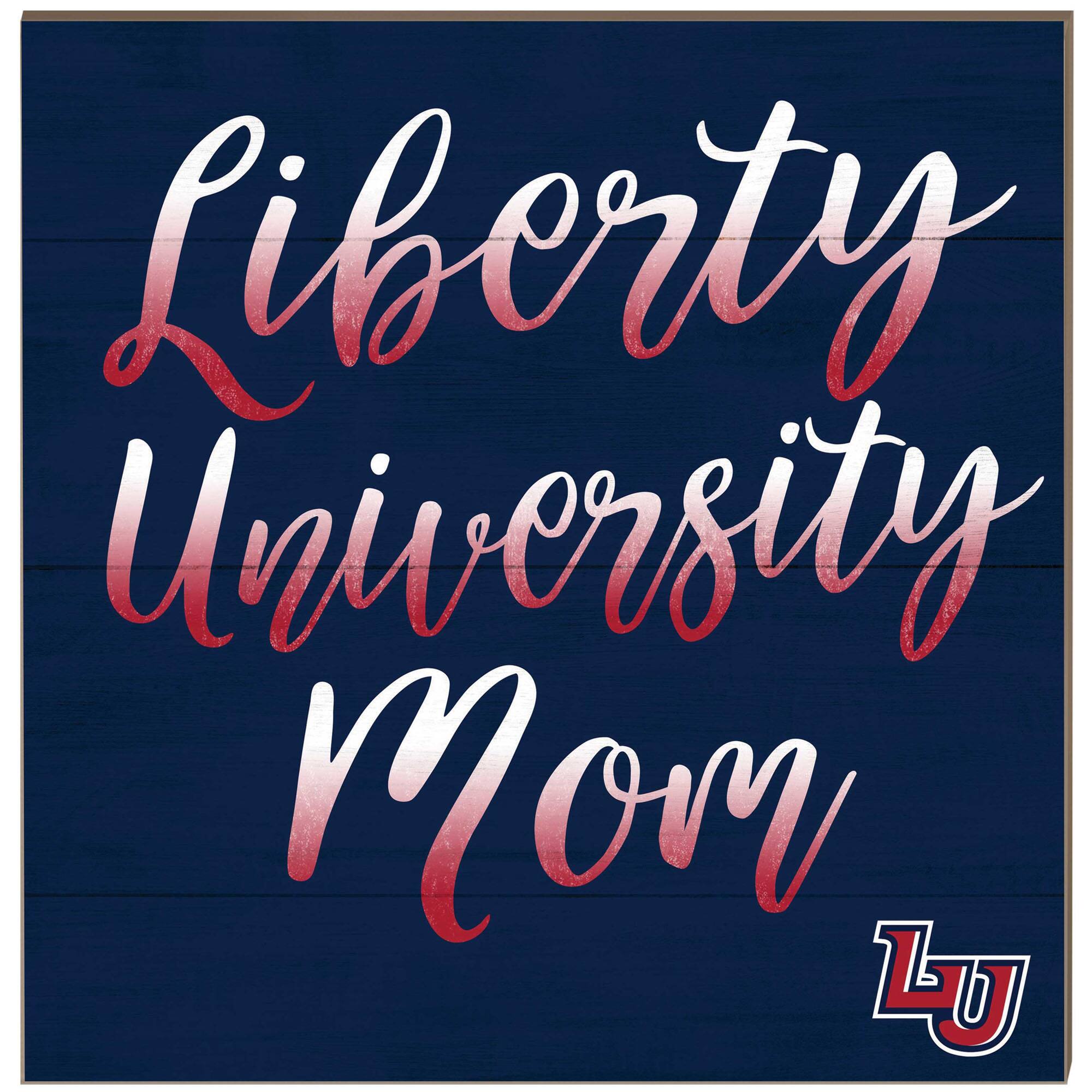 Liberty Flames 10'' x 10'' Mom Plaque