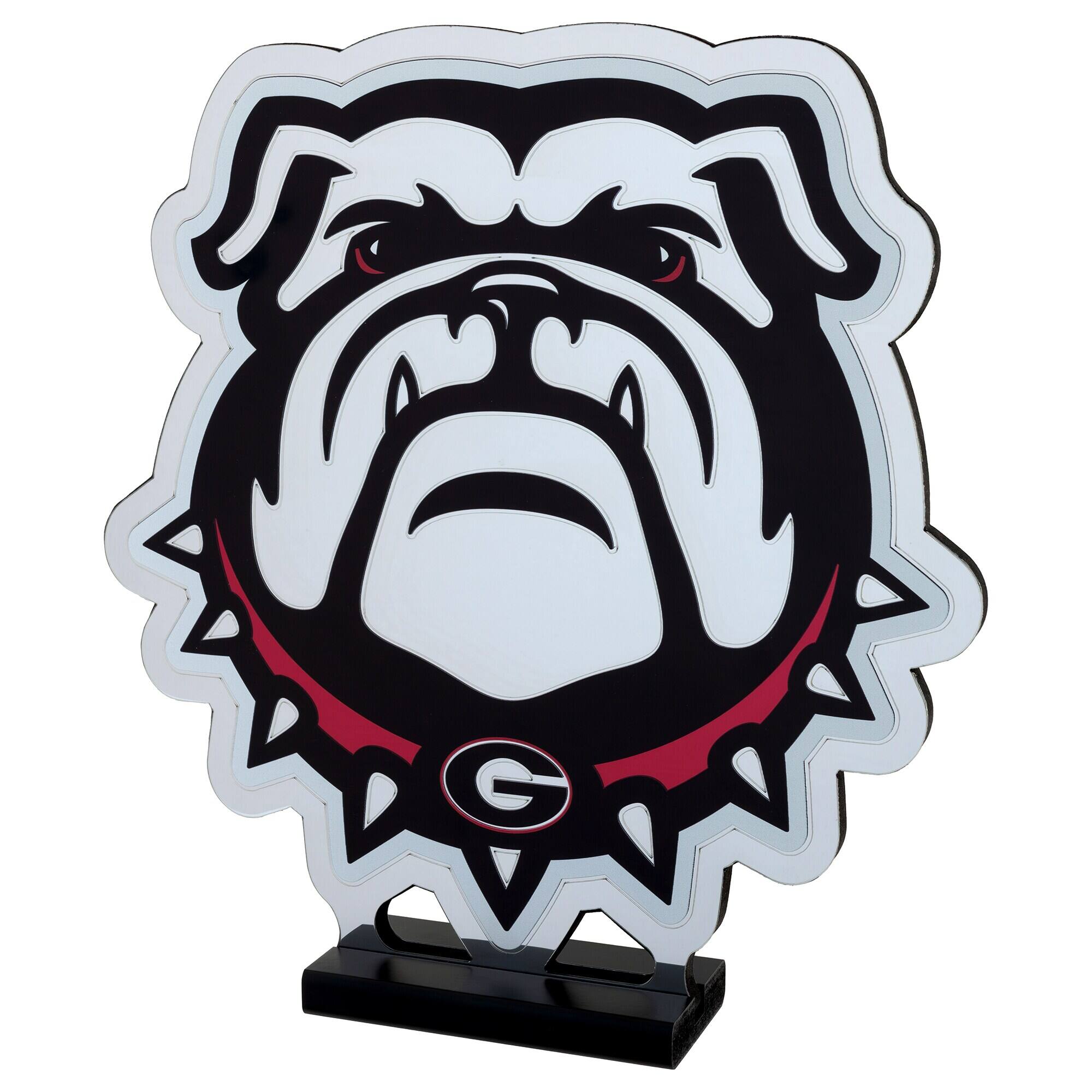 Alt View 1. Sporticulture - Georgia Bulldogs LED Infinity Logo Light - White.