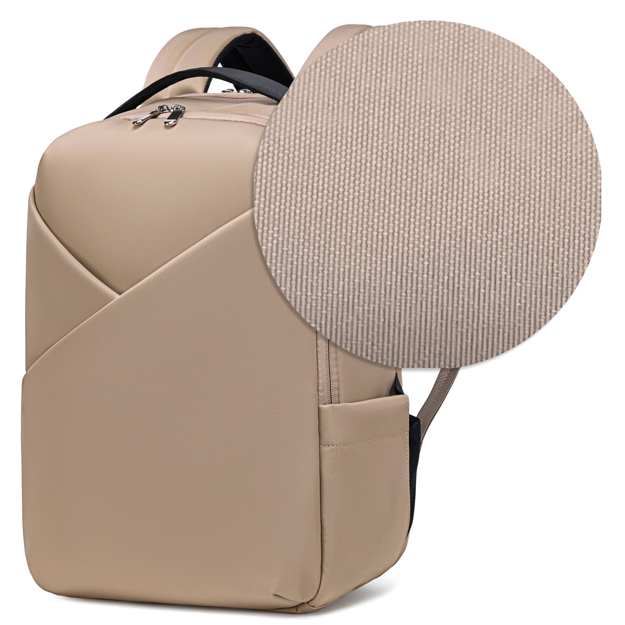 Angle. Lux & Nyx - Lux & Nyx - Origami 16" Laptop Backpack - Champagne Taupe - Champagne Taupe.