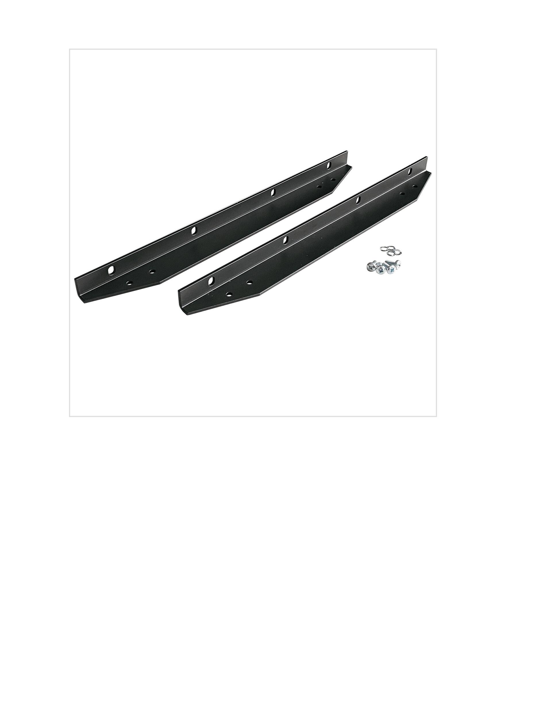 Front. Solid State Logic - BiG Six Rackmount Kit, Two Rack Ears for Installing BiG SiX into a 10U 19″ Rack - Black.