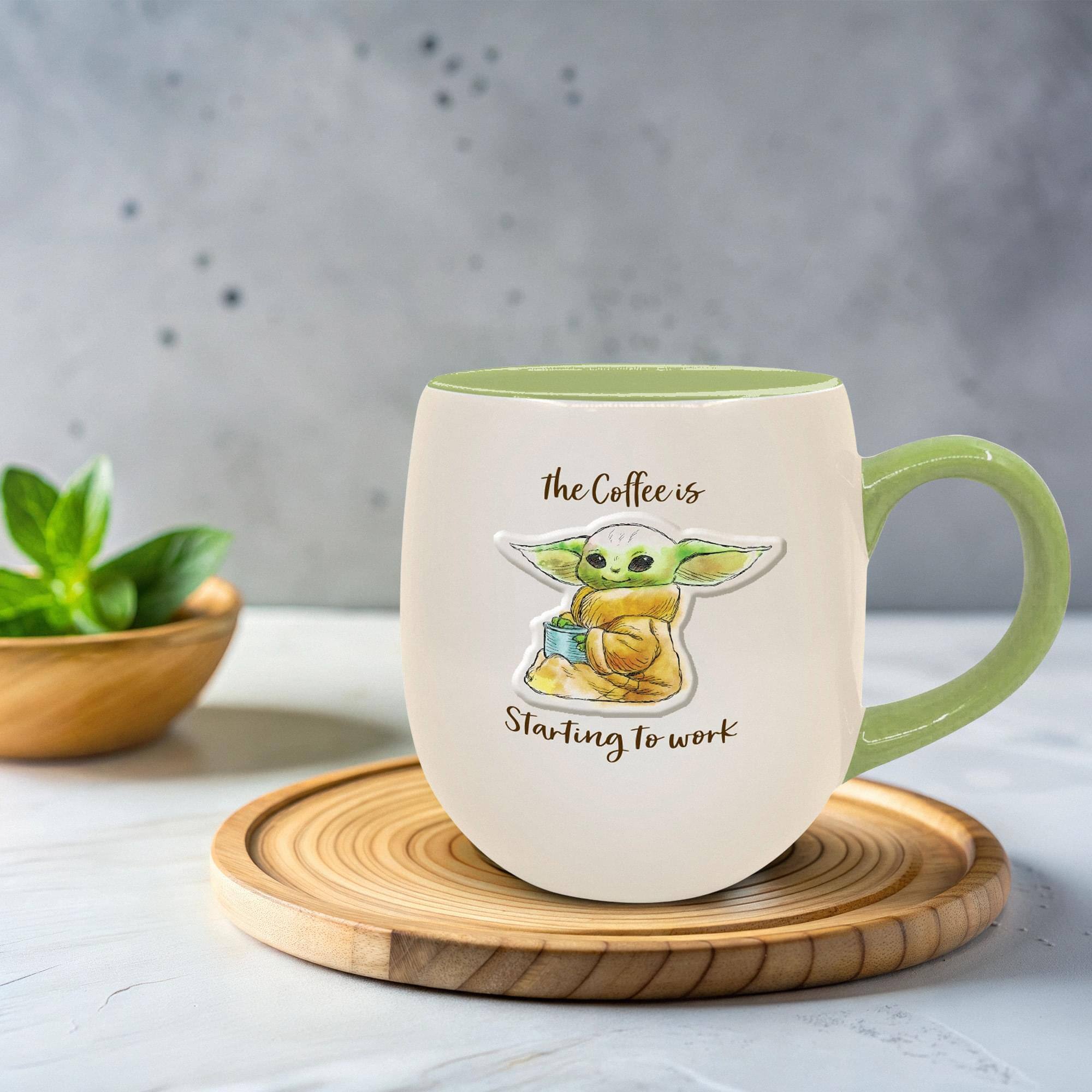 The Coffee is  
Starting to work